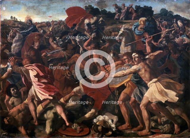 Victory of Joshua over the Amalekites', 1625-1626. Creator: Poussin, Nicolas (1594-1665).