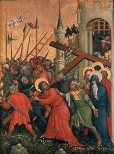 Victory of King Ludwig I of Hungary over the Bulgarians in 1377 1430 Artist: Lambrechter Votivtafel