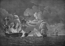 Victory of Paul Jones c1780. Artist: Richard Paton