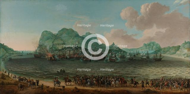 Victory over the Spanish near Gibraltar by a Fleet Commanded by Admiral Jacob van Heemskerck, 25 Apr Creator: Adam Willaerts.