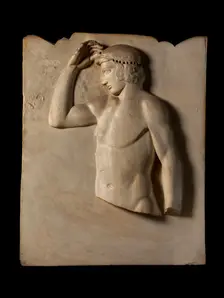 Victory stele, from Sounion, c 470 BC