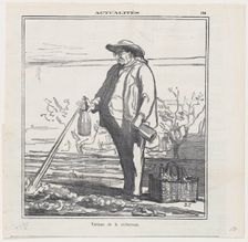 Victime de la sécheresse, 1870. Creator: Honore Daumier