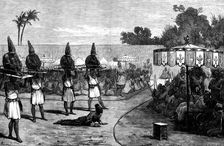 Victims of the Mem-Hoo-Who, Dahomey, 1873. Creator: F Wentworth