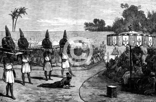 Victims of the Mem-Hoo-Who, Dahomey, 1873. Creator: F Wentworth.