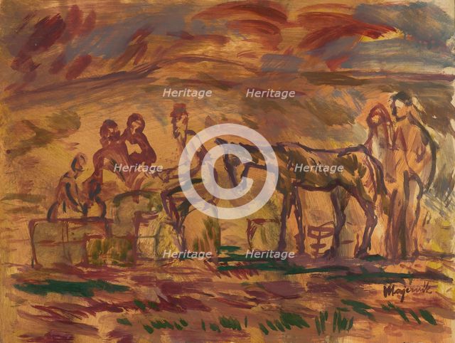 Victims of war, 1944. Creator: Cyprian Majernik.