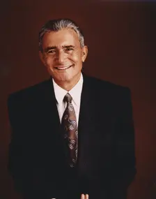 Vidal Sassoon (1929), British hair stylist, 1993. Creator: Unknown