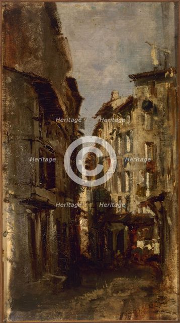 Vieilles maisons, between 1850 and 1900. Creator: Felix Francois Georges Philibert Ziem.