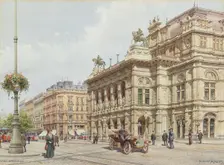 Vienna, Opernring, 1914. Creator: Moser, Richard (1874-1924)