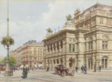 Vienna, Opernring, 1914. Creator: Moser, Richard (1874-1924)