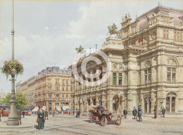 Vienna, Opernring, 1914. Creator: Moser, Richard (1874-1924).