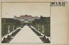 Vienna: Belvedere, 1908. Creator: Urban Janke