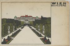 Vienna: Belvedere, 1908. Creator: Urban Janke