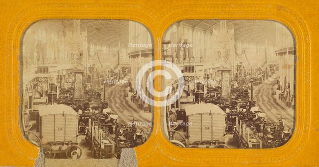 Vienna Exposition, about 1865. Creator: Unknown.