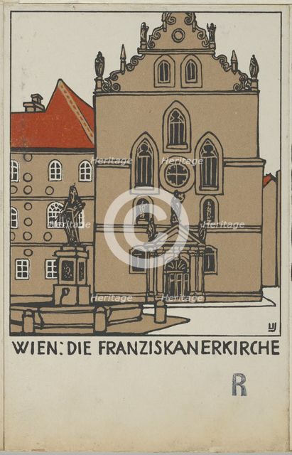 Vienna: Franciscan Church (Wien: Die Franziskanerkirche), 1908. Creator: Urban Janke.