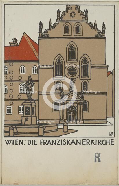 Vienna: Franciscan Church (Wien: Die Franziskanerkirche), 1908. Creator: Urban Janke.