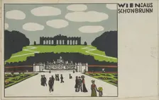 Vienna: From Schönbrunn (Wien: Aus Schönbrunn), 1908. Creator: Urban Janke
