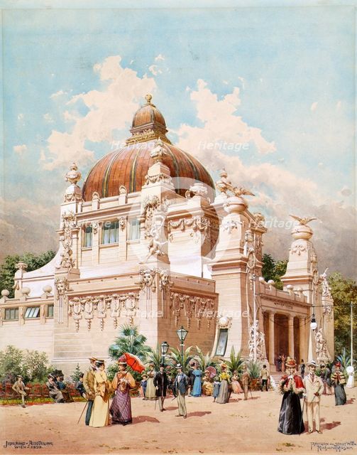 Vienna Jubilee Expo 1898. Pavilion of the City of Vienna, 1898. Creator: Moser, Richard (1874-1924).