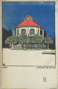 Vienna: "Pleasure Pavilion" in the Prater (Wien: Lusthaus im Prater), 1908., Creator: Urban Janke