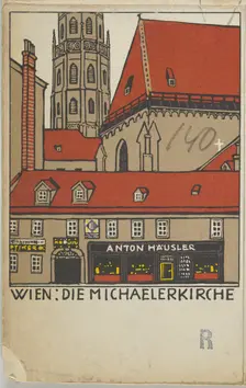 Vienna: St. Michael's Church (Wien: Die Michaelerkirche), 1908. Creator: Urban Janke
