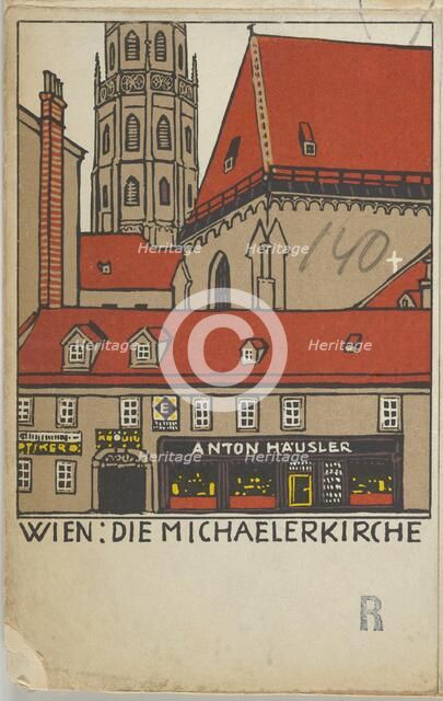 Vienna: St. Michael's Church (Wien: Die Michaelerkirche), 1908. Creator: Urban Janke.