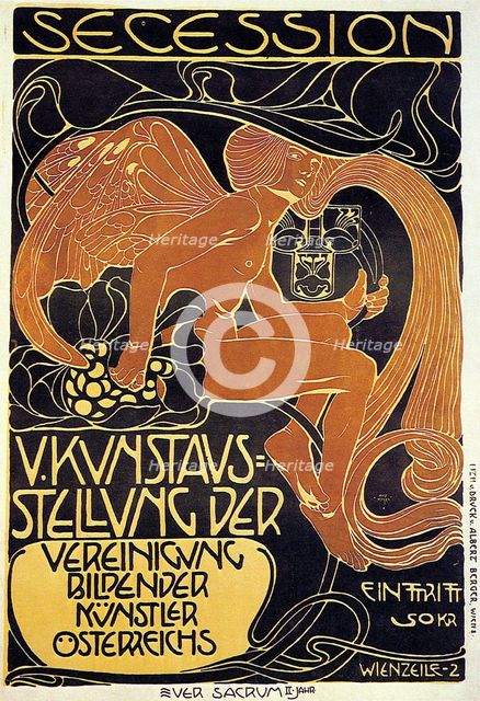 Vienna Secession, Fifth Exhibition poster, 1899.
