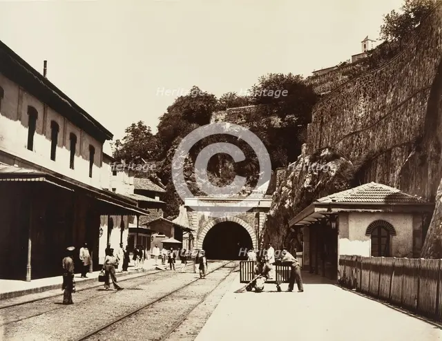Vienne, Souterrain, ca. 1861. Creator: Edouard Baldus.