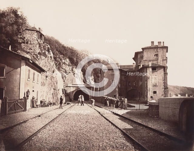 Vienne, Souterrain, ca. 1861. Creator: Edouard Baldus.
