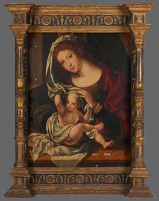 Vierge à l'Enfant, d'après Mabuse. Creator: Anon