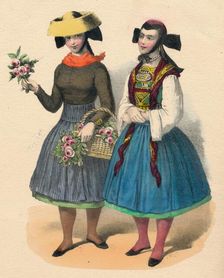 Vierlander Madchen 19th century. Creator: Unknown