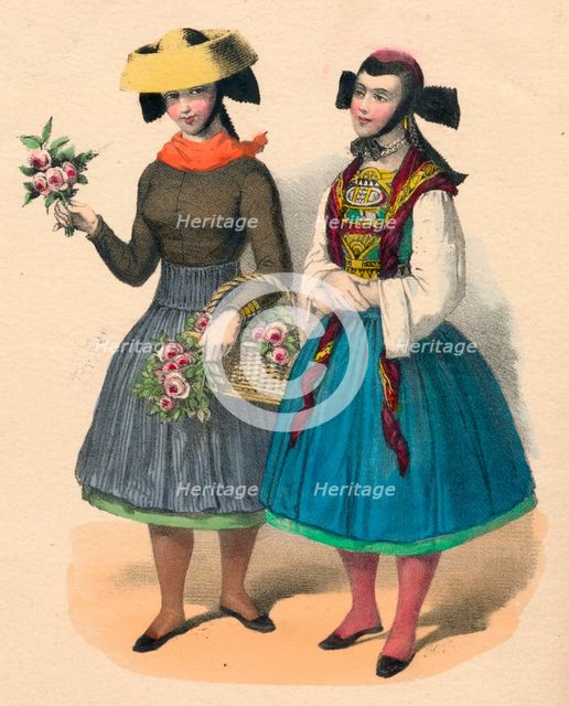 'Vierlander Madchen', 19th century. Creator: Unknown.