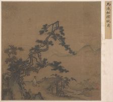 Viewing the Moon under a Pine Tree, early 13th century. Creator: Ma, Yuan