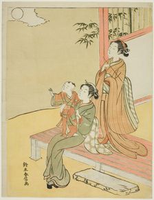 Viewing the Moon, c. 1767/68. Creator: Suzuki Harunobu