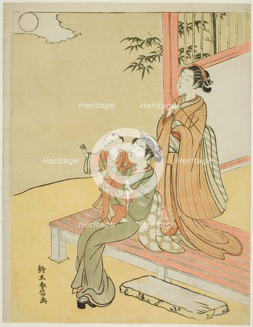 Viewing the Moon, c. 1767/68. Creator: Suzuki Harunobu.