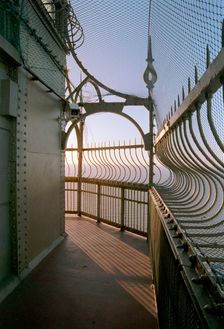 Viewing area at the top of the Blackpool Tower, Lancashire, 1999. Artist: P Williams