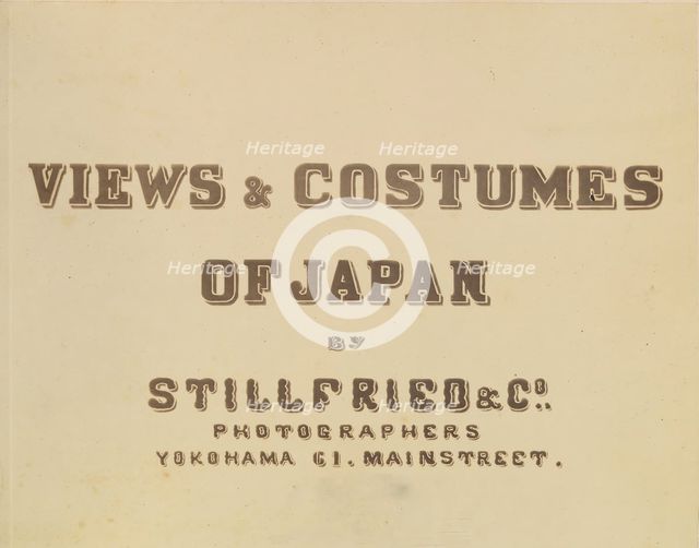 Views and Costumes of Japan, ca. 1872. Creator: Baron Raimund von Stillfried.
