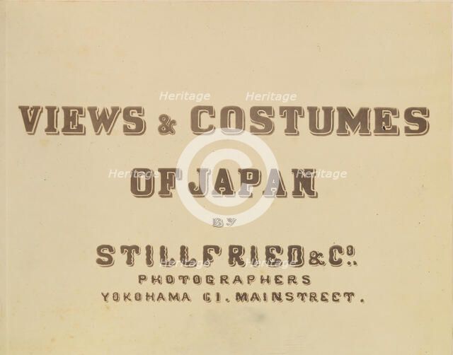 Views and Costumes of Japan, ca. 1872. Creator: Baron Raimund von Stillfried.