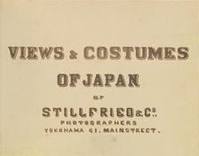 Views and Costumes of Japan, ca. 1872. Creator: Baron Raimund von Stillfried