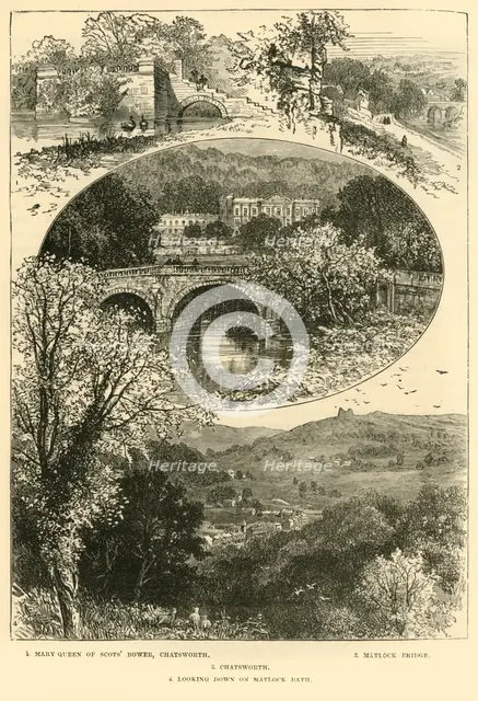 'Views in Chatsworth and Matlock', 1898. Creator: Unknown.
