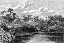 Views in Borneo: Government House, Sarawak, 1864. Creator: Mason Jackson
