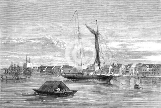 Views in Dutch Guiana: the city of Paramaribo, Surinam, 1864. Creator: Unknown.