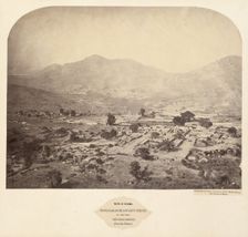 Views in Mysore: Bhoganarasimhaswami's temple, in the fort, Devarayadroog..., 1862-1865. Creator: Lieutenant Colonel Henry Dixon (British, 1824-1883)