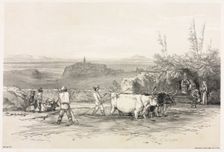 Views in Rome and Its Environs: Roiate, 1841. Creator: Edward Lear (British, 1812-1888); T. M'Lean