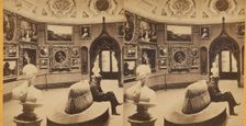 Views in Woodward's Gardens. / Self-portrait, about 1875. Creator: Eadweard J Muybridge