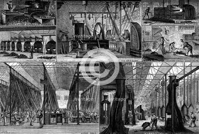 Views in the Royal Small Arms Factory, Enfield, c1880. Artist: Unknown