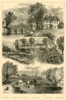 Views on the River Lea c1876. Creator: Unknown