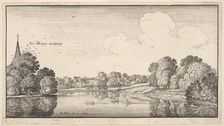 Views of countryside near Albury, Surrey, 1645. Creator: Wenceslaus Hollar