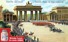 Views of Capitals: Brandenburg Gate, Berlin, c1900
