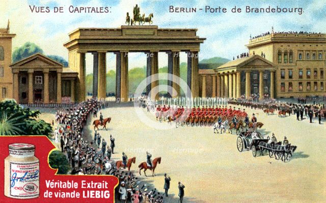 Views of Capitals: Brandenburg Gate, Berlin, c1900. Artist: Unknown