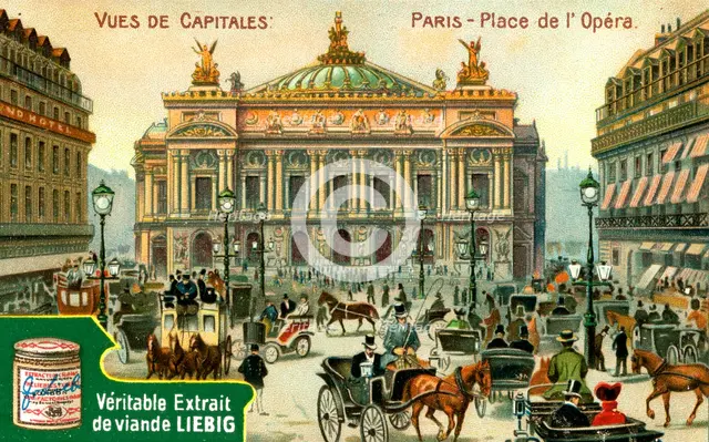 Views of Capitals: Place de l'Opera, Paris, c1900. Artist: Unknown