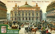 Views of Capitals: Place de l'Opera, Paris, c1900